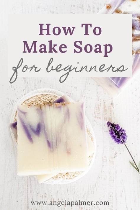 Make Soap For Beginners, Soap Making For Beginners, Natural Soaps Recipes, Bath Balms, How To Make Soap, Homemade Soap Bars, Diy Soap Bars, Easy Soap Recipes, Diy Soap Recipe