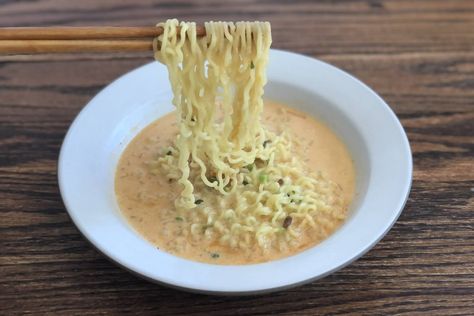 It's supposed to make your ramen broth taste like it's been simmering for hours. Meals In A Bowl, Mayonnaise Recipes, Japanese Mayonnaise, Ramen Pho, Rice And Potatoes, Ramen Hacks, Yummy Noodles, Staple Recipes, Ramen Broth