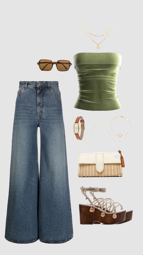 #oufit #fashioninspo Niche Aesthetic, Aesthetic Summer Outfits, Chique Outfit, Elegante Casual, Aesthetic Outfit, Mode Inspo, Aesthetic Summer, Cute Simple Outfits, Casual Style Outfits