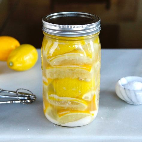 How to Make Preserved Lemons - Learn to make simple salt-preserved lemons for use in braises, sauces, tagines and recipes. All you need are lemons, a quart jar and salt! | ToriAvey.com #preservedlemons #lemons #saltpreserved #moroccan #TorisKitchen Preserved Lemons Recipes, Chicken With Olives, Cooking Advice, Preserved Lemons, No Salt Recipes, Food Preservation, Lemon Recipes, Fermented Foods, Limes