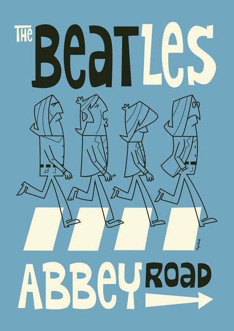 Diego Riselli, Beatles Illustration, The Beatles Abbey Road, Beatles Cartoon, Beatles Poster, Alternate Reality, Beatles Art, Beatles Abbey Road, Illustration Cartoon