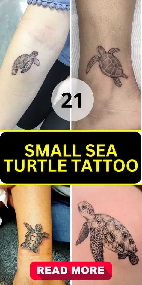 Elegant Small Sea Turtle Tattoo Ideas for Women – Simple, Realistic, and Cute Designs Hawaii Sea Turtle Tattoo, Turtle Wrist Tattoos For Women, Small Sea Turtle Tattoos For Women, Turtle Tattoo Ideas For Women, Sea Turtle Tattoo For Women, Small Sea Turtle Tattoo, Sea Turtle Tattoo Ideas, Turtle Tattoo Ideas, Hawaiian Turtle Tattoos