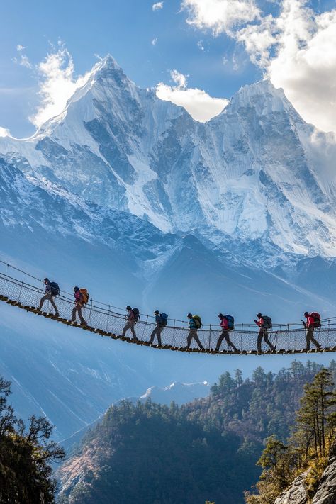 "🏔️🌄 Explore the majestic Himalayas in Nepal! Our carousel features breathtaking views, epic trekking routes, and the best spots to experience the beauty of these towering peaks. Swipe for your next adventure! 🥾✨ #Himalayas #Nepal #AdventureTravel" Trekking In Nepal, Himalaya Illustration, Himalayas Photography, Nepal Aesthetic, Nepal Hiking, Nepal Mountains, Nepal Nature, Mardi Himal, Mountain Painting Acrylic