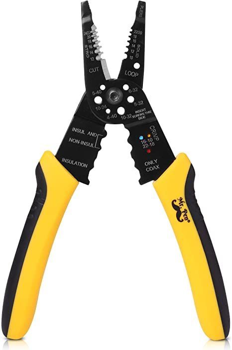 Mr. Pen- Wire Stripper, 8 inch, Wire Cutter, Wire Stripper Crimper, Wire Stripping Tool, Cable Stripper, Wiring Tools, Wire Crimping Tool Wire Stripping Tool, Bill Planner, Pen Store, Crimping Tool, Crimping, Pliers, Tools Accessories, Hand Tools, Cable