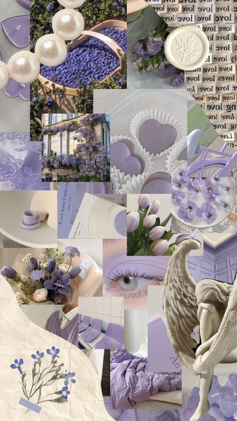 lavender mood board 💟 #lavender #purple #moodboard #aesthetic #collage Lavender Moodboard Aesthetic, Lilac Mood Board Aesthetic, Asthetic Colours Mood Boards, Lavender Mood Board Aesthetic, Purple Mood Board Aesthetic, Lilac Mood Board, Lavender Aesthetic Collage, Lavender Mood Board, Purple Moodboard Aesthetic