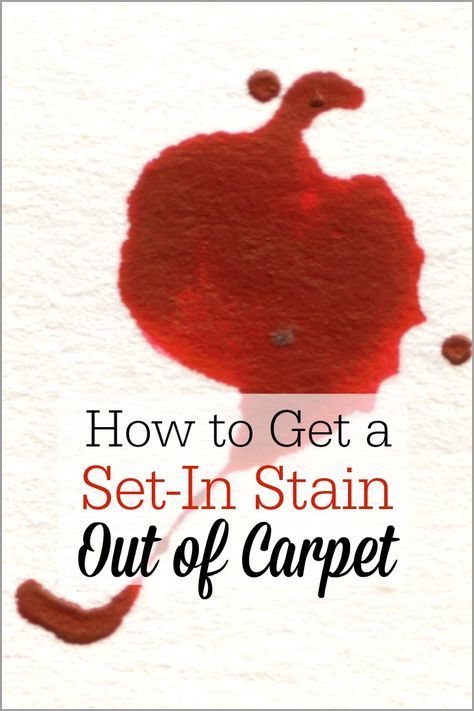 Oh how I needed this today! My kid threw up all over the carpet! This is a really cool method on how to get a set-in stain out of carpet!! DIY carpet stain remover--here I come!! Diy Carpet Stain Remover, Clean Hacks, Carpet Diy, Carpet Stain, Cleaning Painted Walls, Diy Carpet Cleaner, Carpet Cleaning Solution, Carpet Cleaning Hacks, Glass Cooktop