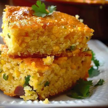 Paula Deen's Layered Mexican Cornbread Paula Deen Cornbread, Mexican Cornbread Casserole Recipe, Mexican Cornbread Casserole, Mexican Cornbread Recipe, Corn Recipes Side Dishes, Mexican Cornbread, Bbq Dishes, Cornbread Casserole, White Chili Chicken Recipe