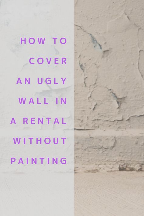 The Cheapest Way to Cover An Ugly Wall In A Rental Without Paint - dress your home - best interior design blog, home decor blog featuring Indian interior designers and architects, Bangalore Damaged Wall Covering Ideas, Woodchip Wallpaper Disguise, Cheap Wall Covering Ideas, Cheap Wall Covering, Ugly Wallpaper, Temporary Wall Covering, Temporary Wall Decor, Bathroom Wall Coverings, Fake Walls