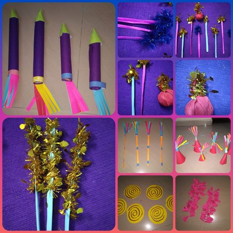 simple Diwali crackers made of papers Bay Decoration, Diwali Activities, Diwali Crackers, Diwali, Crackers, Decoration Ideas, Crafts To Make, Quick Saves