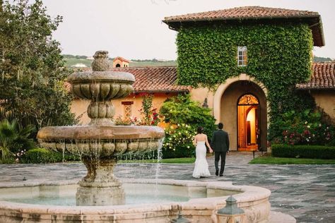 Romantic California Wedding with a Rustic Spanish Charm | Retrospect Images 45 Wedding Venues California, Wedding Locations California, Monterey Wedding, California Honeymoon, California Destinations, California Sunset, California Wedding Venues, Ceremony Seating, Monterey Ca