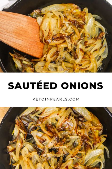 Sautéed Onions: Elevate your dishes with the rich, savory flavor of perfectly caramelized onions. Discover the art of sautéing for that irresistible aroma and taste. Healthy Pulled Pork, Sautéed Onions, Sauteed Onions, Bruschetta Chicken, Sprouts With Bacon, Favorite Meals, Onion Recipes, Low Carb Meals Easy, Savory Breakfast