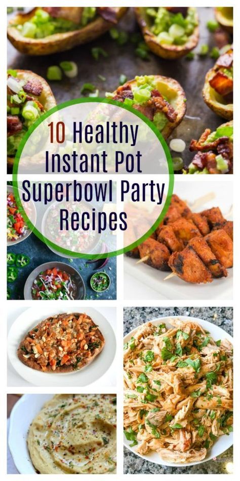 Easy Superbowl Appetizers, Party Recipes Easy, Game Appetizers, Appetizers Crockpot, Healthy Superbowl, Crockpot Appetizers, Healthy Superbowl Snacks, Healthy Instant Pot, Appetizers For Kids