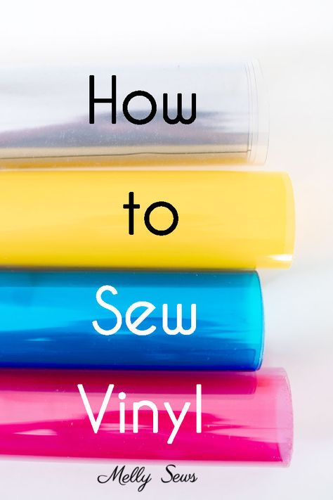 Tips for Sewing Vinyl Sewing Vinyl, Machine Needles, Beginner Sewing Projects Easy, Vinyl Fabric, Sewing Projects For Beginners, Clear Vinyl, Sewing For Beginners, Sewing Tips, How To Sew