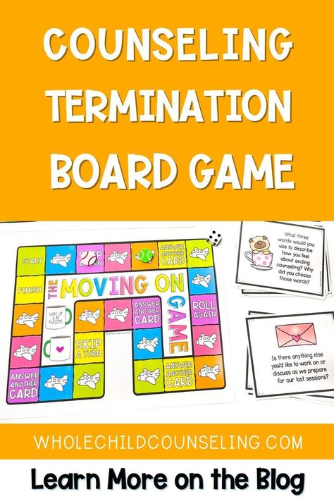 Make the last counseling sessions as impactful as the first with these termination activities and games! Check out the Whole Child Counseling blog to learn more! #GrowthMindset #CounselingResources Termination Activities, Child Counseling, Plan For Success, On Progress, Counseling Kids, Counseling Resources, Games And Activities, Three Words, School Counseling