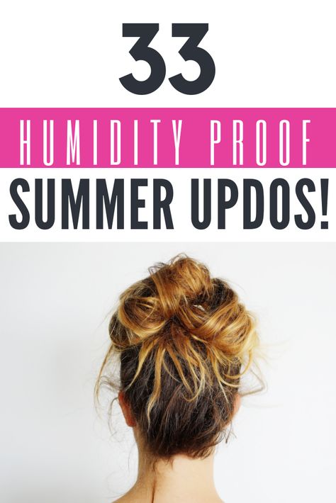 Are you sweating yet? Summer is here and the humidity can kill your hair! Beat the heat with these super easy summer updos that you can do in minutes. Learn how to do ALL of them from VIDEOS! I know I learn best when I can actually see the style being done, so I'm sharing 33 humidity proof summer updos for when it's too hot to style your hair with hot tools! Check them out! #hair #haircare #hairstyles #summerstyle #lifestyleblog #beautyblog Summer Updos, Simple Updo Tutorial, Easy Updos For Medium Hair, Easy Updos For Long Hair, Super Easy Hairstyles, Updo Tutorial, Easy Hair Updos, Up Dos For Medium Hair, Goddess Locs