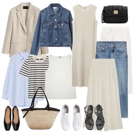 Late Spring Outfits, Holiday Outfits 2023, Mode Ab 50, 70 Outfits, Capsule Wardrobe Casual, Capsule Wardrobe Women, Summer Holiday Outfits, Fashion Capsule Wardrobe, Spring Capsule