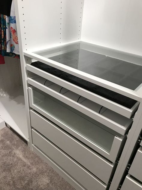 IKEA PAX walk-in closet Walk In Closet Ikea, Dressing Ikea, Pax Closet, Ikea Pax Closet, Rangement Makeup, Ikea Wardrobe, Ikea Closet, Organization Closet, Ikea Pax Wardrobe