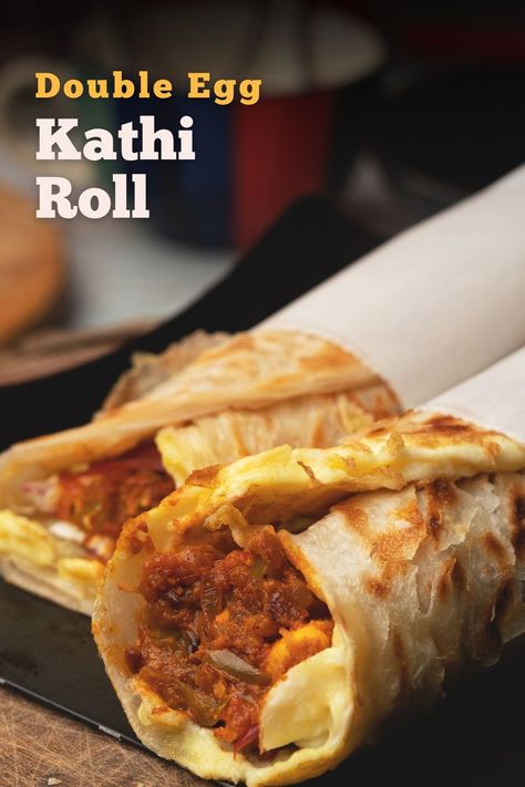 Double Egg Kathi Roll is a popular and delicious #Streetfood from the lands of Bengal. This #DoubleEggKathiRoll is made using egg, paratha, and onion. Try this #KolkataEggKathiRoll with Cookd's simple recipe and serve it hot. Do try this recipe and share your feedback with us. Kathi Roll Recipe, Kati Roll, Egg Paratha, Paratha Roll, Kathi Roll, Frankie Recipe, Iron Chef, Easy Eggs, Recipe Videos