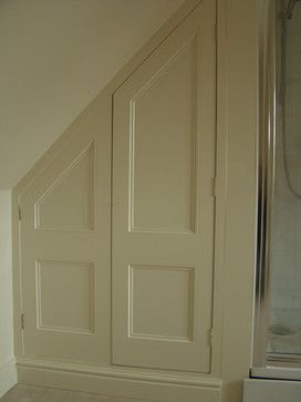 Attic Bedroom Closets, Bedroom Closet Doors, Attic Closet, Attic Playroom, Attic House, Slanted Ceiling, Small Attic, Attic Flooring, Attic Stairs