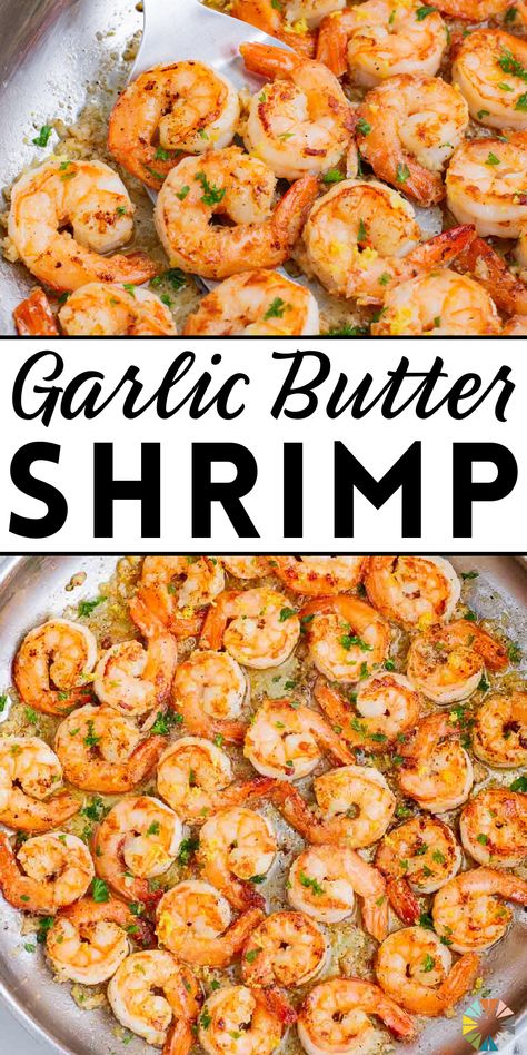 Sauteed Shrimp Recipe, Best Garlic Butter, Ways To Cook Shrimp, Buttered Shrimp Recipe, Cooked Shrimp Recipes, Juicy Shrimp, Seafood Recipe, Big Juicy, Garlic Butter Shrimp