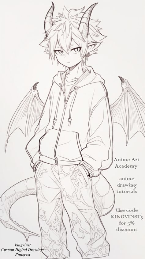 Anime Boy Art, Cute Dragon Drawing, Arte Aesthetic, Anime Drawing Sketches, Anime Lineart, Japanese Drawings, Anime Boy Sketch, Girl Drawing Sketches