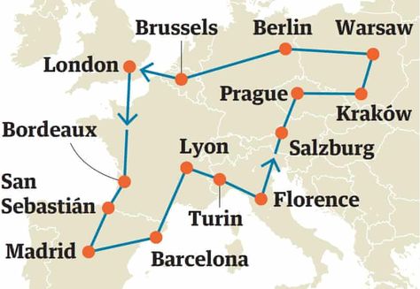 Interrail Map, Germany Maps, Travelling Inspiration, Interrail Europe, Europe Life, France Train, Europe Train Travel, Train Trips, Veliko Tarnovo