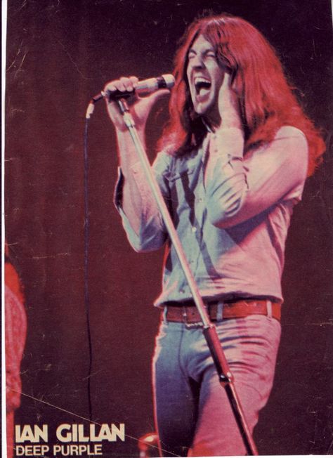 Ian Gillan. 'Nuff said! Ian Gillan, Purple Music, Jon Lord, Musica Disco, Heavy Rock, Estilo Rock, Musica Rock, Boogie Woogie, Progressive Rock