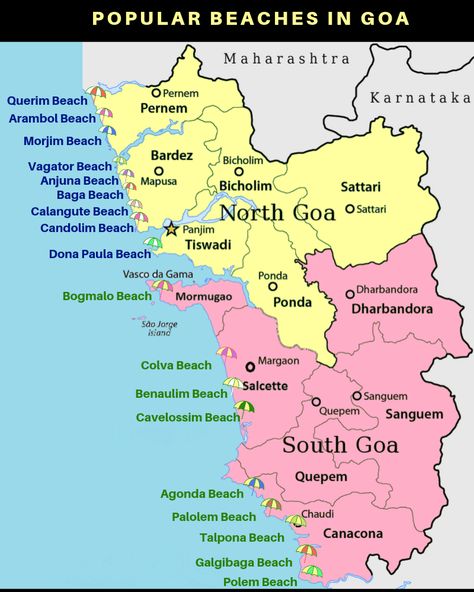 Goa Map, Goa Trip, Travel India Beautiful Places, English Knowledge, Goa Travel, Travelling Ideas, Wallpaper Boho, Travel Infographic, Honeymoon Destination Ideas