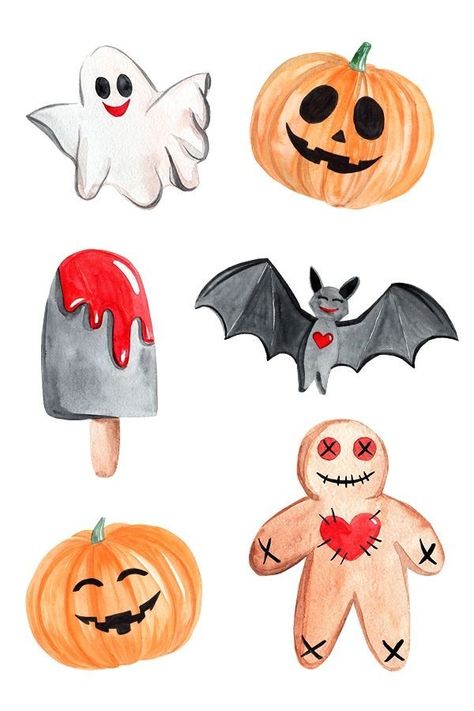 Cute Halloween Drawings, Candy Png, Nail Art Noel, Pumpkin Drawing, Pumpkin Illustration, Halloween Wood Crafts, Halloween Pumpkins Painted, Halloween Wallpaper Iphone, Illustration Art Drawing