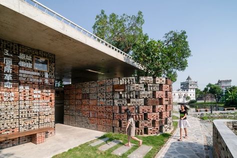 Public Toilets in Zuzhai Village / cnS | Netfloor USA Landscape Engineer, Landscape Sketch, Old Bricks, Urban Environment, Construction Process, Contemporary Landscape, Site Design, Toilets, Architecture Project