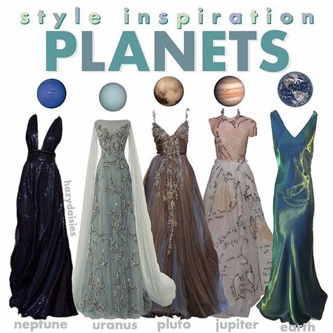 part two!! i have pt 1 farther down on my account w the rest of the planets. a bunch of people requested pluto too, ik it’s not really a… Uranus Aesthetic, Uranus Planet, The Planets, Prom Dresses Ball Gown, My Account, Outfits Aesthetic, School Outfits, Aesthetic Clothes, Planets