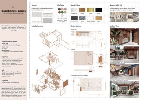 Interior Design Portfolio Examples, Interior Architecture Presentation, Design Board Layout, Interior Architecture Portfolio, Interior Design Presentation Boards, Interior Presentation, Interior Design Portfolio Layout, Interior Design Sketchbook, Architecture Design Presentation