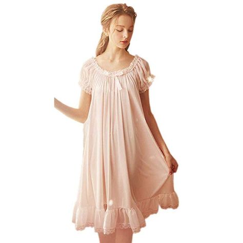 1950s Sleepwear, Victorian Sleepwear, Bridal Chemise, Cute Nightgowns, Victorian Nightgown, Vintage Pajamas, Cotton Nightgown, Vintage Nightgown, Night Dress For Women