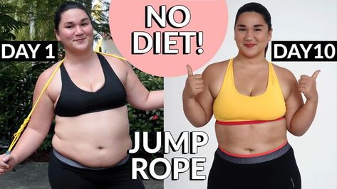 learn how lose weight in just one exercise #fatloss#fatlosstips#fatlossdiet#fatlossathome Losing Weight With Skipping Rope, Skipping Rope Before And After, Jumping Rope Beginner, What Does Jump Rope Do For You, Jump Rope For Fat Loss, Losing Weight With Jump Rope, Jump Rope Body Transformation, Jump Rope Results Before And After, Jump Rope Workout For Beginners Challenges