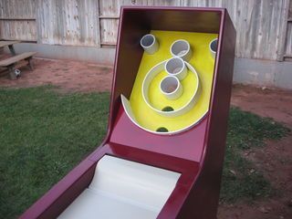 Geek House, Skee Ball, Yard Games, Backyard Games, Carnival Games, Diy Games, Theme Halloween, Backyard Fun, Outdoor Games