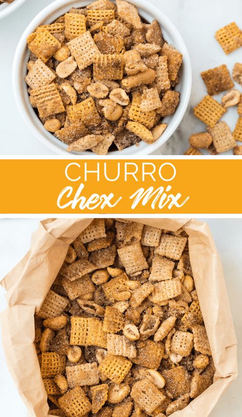 Churro Chex Mix Recipe from Family Fresh Meals #churro #chex #chexmix #familyfreshmeals Chex Mix Ingredients, Chex Mix Recipe, Puppy Chow Recipes, Fresh Meals, Chex Mix Recipes, Family Fresh Meals, Weekly Meals, Snack Mix Recipes, Easy Summer Desserts