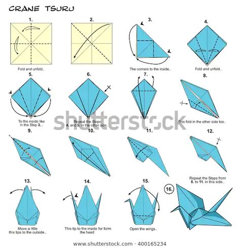 Traditional Japan Crane Tsuru Diagram ... firstlove.gomoreinfo.com Easy Origami Dragon, Origami Crane Tutorial, Dragon Origami, Origami Easy Step By Step, Decoration Creche, Origami Animal, Origami Star Box, Origami Step By Step, Origami Diagrams