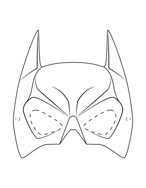 Batman mask template