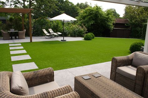 Back Garden Design, Artificial Lawn, Grasses Garden, Modern Garden Design, Garden Architecture, Contemporary Garden, Outdoor Gardens Design, Backyard Garden Design, Garden Layout