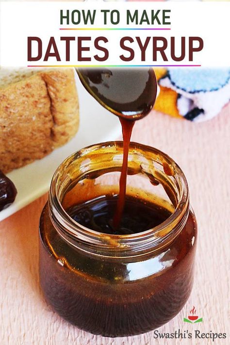 Date Syrup Recipe, Date Syrup Recipes, Date Syrup, Daniel Fast Recipes, Homemade Syrup, Date Recipes, Cooking Recipes Healthy, Syrup Recipe, Healthy Delicious