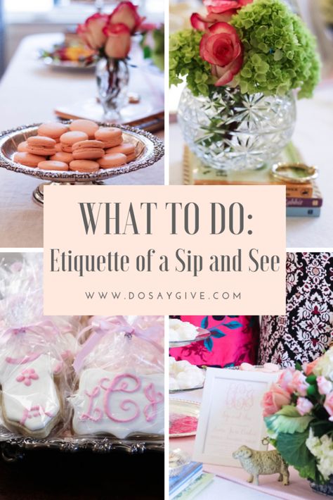 The Etiquette of a Sip and See Baby Boy Sip And See, Sip And See Party, Sip N See, Adoption Baby Shower, Welcome Baby Party, Welcome Home Baby, Sip And See, Girls Names, Diy Kosmetik