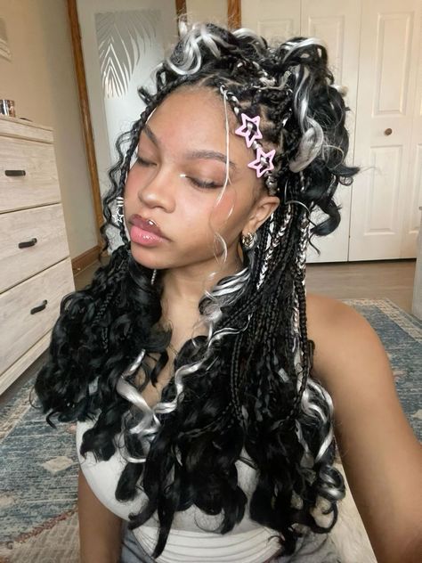 Cabello Afro Natural, Big Box Braids Hairstyles, Braided Hairstyles For Teens, Box Braids Hairstyles For Black Women, Cute Braided Hairstyles, Quick Braided Hairstyles, Cute Box Braids Hairstyles, Protective Hairstyles Braids, Pretty Braided Hairstyles