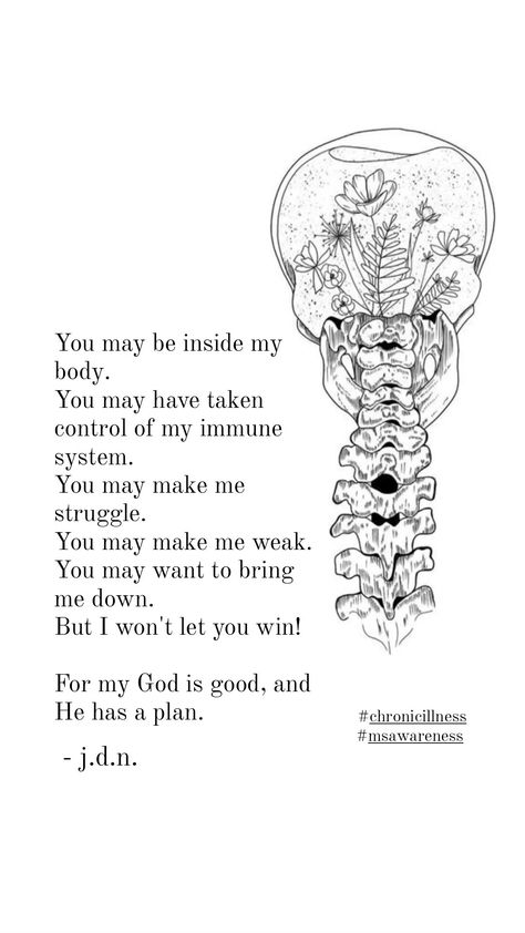 Autoimmune Warrior Quotes, Chronic Disease Tattoo, Spondyloarthritis Quotes, Autoimmune Disease Awareness Month, Qoutes About Ms, Auto Immune Quotes, Hashimotos Disease Tattoo, Ibd Tattoo Ideas, Iih Awareness Quotes