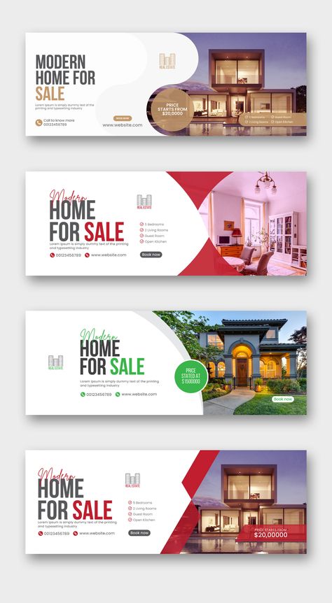 Real estate facebook timeline cover design template on Behance Real Estate Cover Design, Landscape Banner Design Layout, Web Cover Design, Facebook Cover Graphic Design, Real Estate Posters Design, Real Estate Brochure Cover Design, Digital Banner Ad Design, Typography Banner Design, Dental Facebook Cover