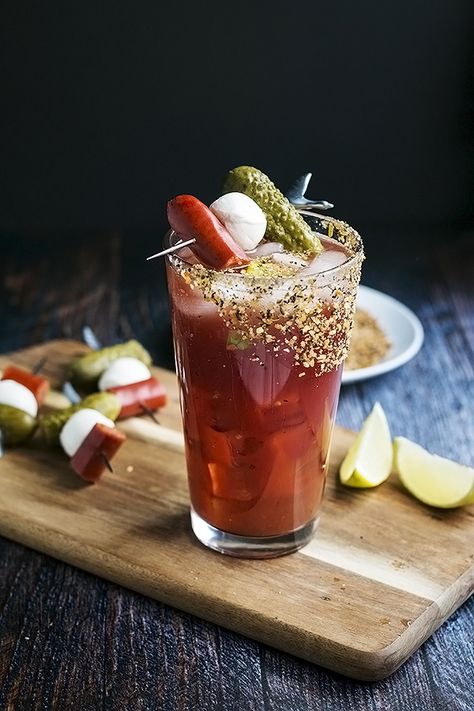 A caesar cocktail with vodka, calmato juice, a dash worcestershire, a dash tabasco sauce, a squeeze of lime, and our secret pickled ingredient.  Pickles! #cookswithcocktails #caesarcocktail #tomatococktail #clamatococktail Caesar Drink Recipe, Caesar Drink, Caesar Cocktail, Cocktail With Vodka, Caesar Recipe, Pickle Vodka, Steak Spice, Lime Pickles, Tabasco Sauce