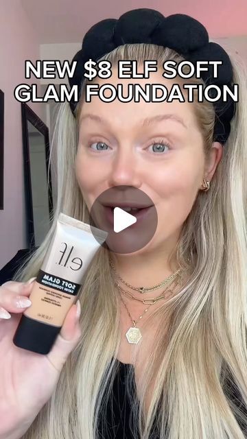 KELLY STRACK on Instagram: "Testing the new $8 @elfcosmetics soft glam satin foundation ✨

What do you guys think? Are you gonna try this? 

#makeup #beauty #makeuptutorial #makeupvideos #beautyvideos #makeupreels #beautyreels #makeuphacks #foundation #elf #elfsoftglam #elfsoftglamfoundation #drugstoremakeup #drugstorefoundation" Elf Satin Foundation, Soft Glam Makeup Products, Elf Soft Glam Foundation, Foundation Elf, Kelly Strack, Elf Foundation, Foundation Swatches, Glam Lighting, Drugstore Foundation