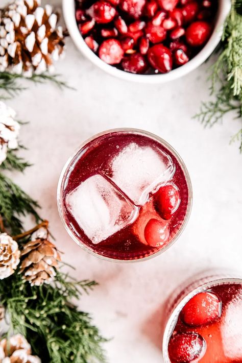 Holiday Gin & Tonic - Emily Laurae Gin And Tonic Recipe, Gin Tonic Recipe, Friends Cheers, Tonic Recipe, Cranberry Cocktail, Christmas Drink, Pomegranate Juice, Drink Ideas, Gin Tonic