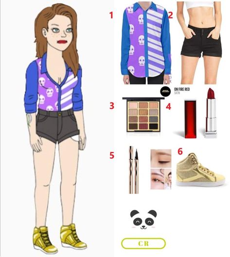 Sarah Lynn Halloween Costume, Sarah Lynn Outfit, Sarah Lynn Cosplay, Bojack Horseman Outfit, Sarah Lynn Costume, Sara Lynn Bojack Horseman, Bojack Characters, Sarah Lynn Tattoo, Cartoon Cosplay Ideas