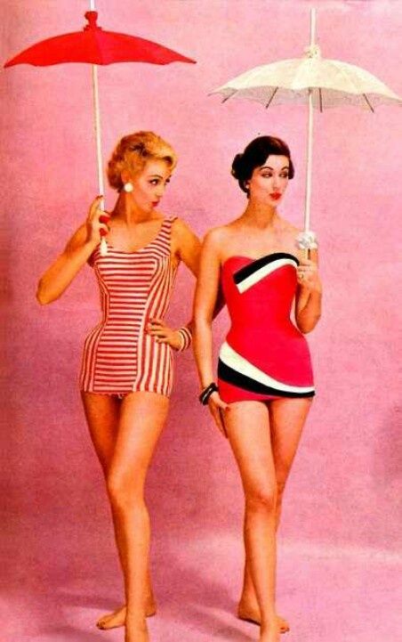 MCM Swimsuit Glamour 1950s Swimwear, Vintage Bathing Suits, Vintage Swim, Vintage Swimsuit, Retro Swimsuit, Look Retro, Fashion 1950s, Vintage Swimwear, Vintage Swimsuits