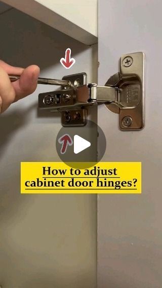 75K views · 1.3K likes | Alead Kitchen Wardrobe Custom on Instagram: "Adjust cabinet door hinges. #kitchencabinets #kitchencabinet #kitchen #customkitchencabinets #kitchencabinetfactory #chinakitchenfactory #fyp #foryou #viral" Cabinet Door Hinge Types, How To Fix Cabinet Door Hinges, Blum Cabinet Hinges, Kitchen Cabinets Repair, Cupboard Door Hinges, Kitchen Shutters, Door Hinge Repair, Shutter Hinges, Cupboard Hinges